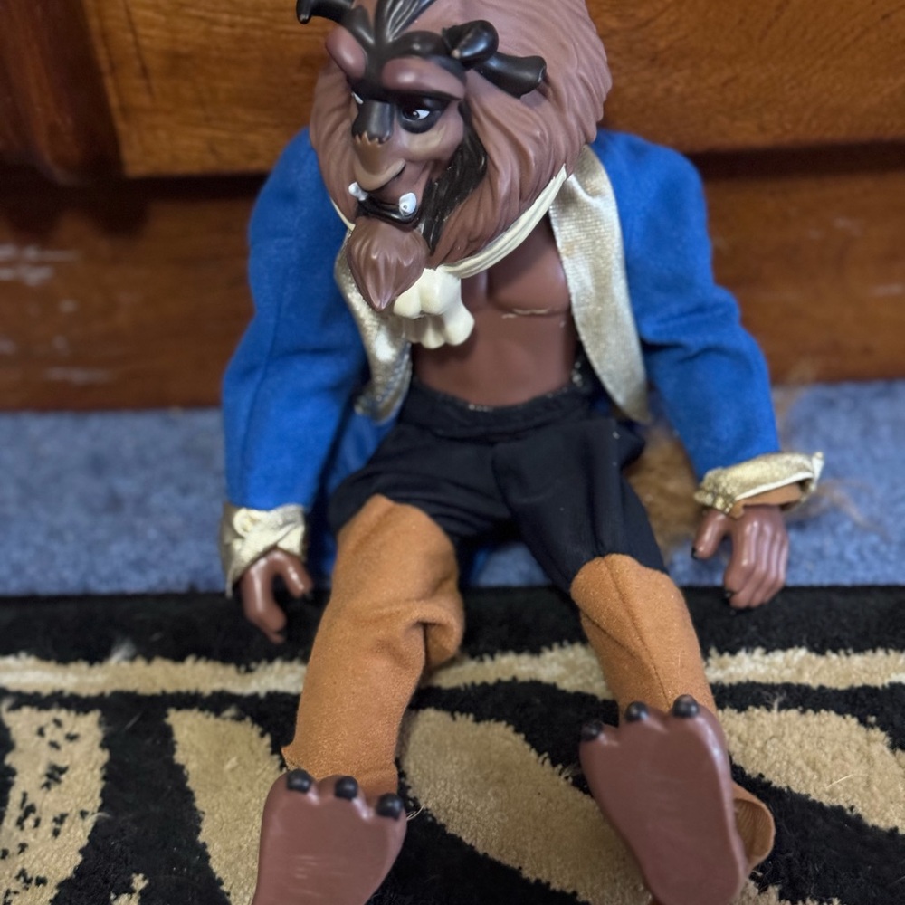 Disney Beast Doll with Blue and Brown Outfit